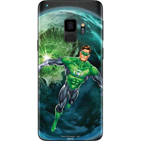 DC Comics Green Lantern Action Pose in Space Galaxy S9 Skin